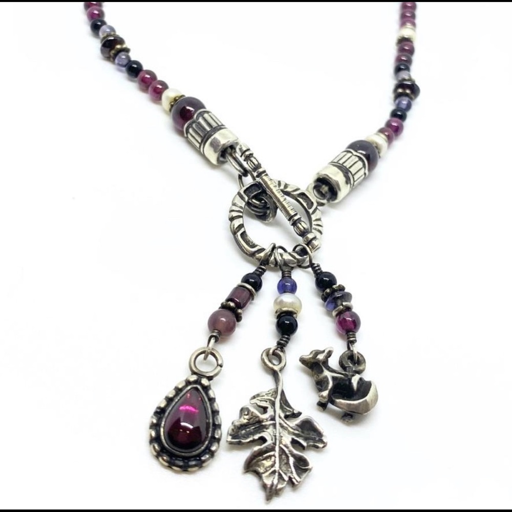 Fox Fetish Beaded Necklace